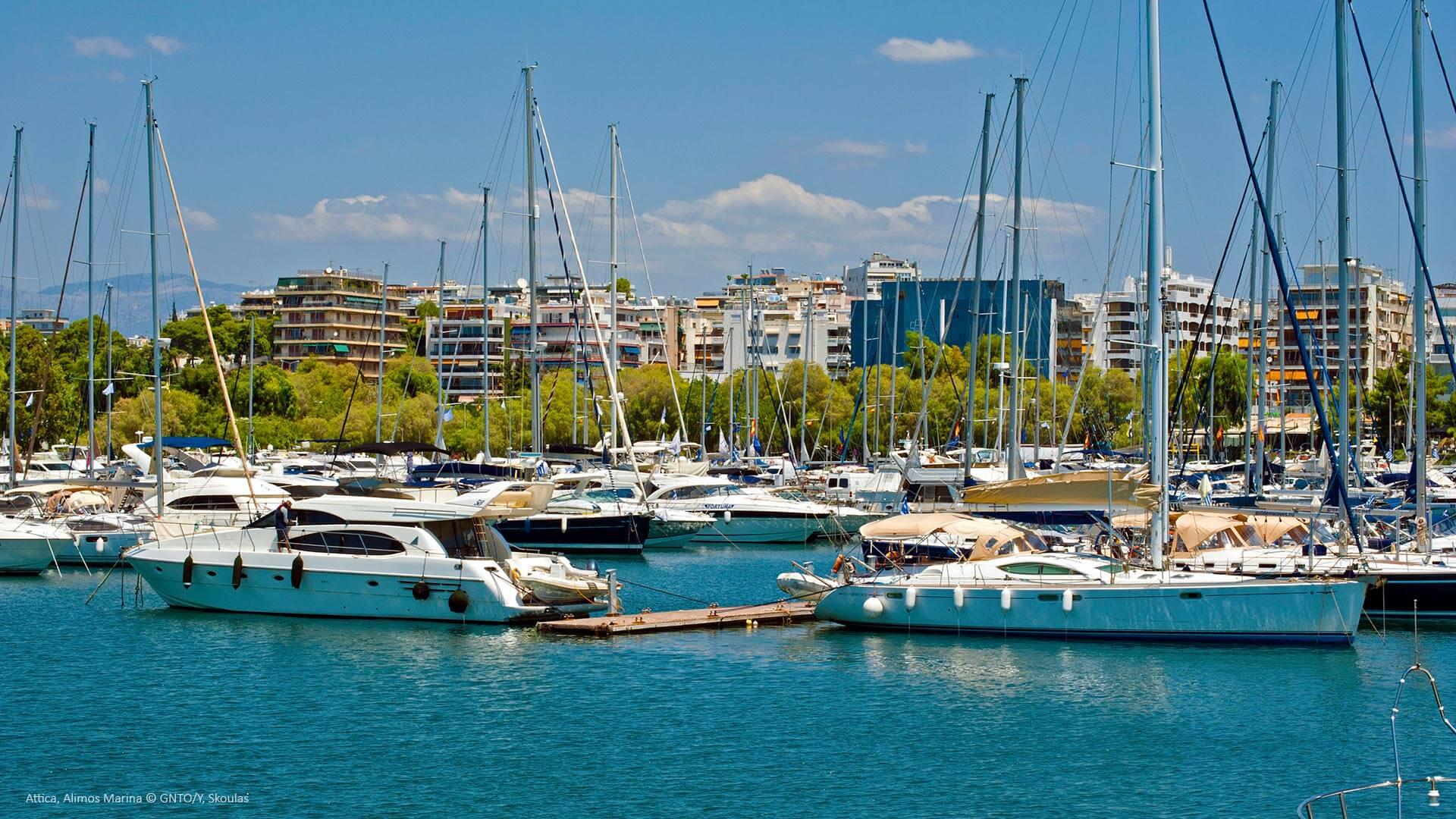 Port marina transfer by Black Leader Athens | Attica, Alimos Marina © GNTO/Y, Skoulas